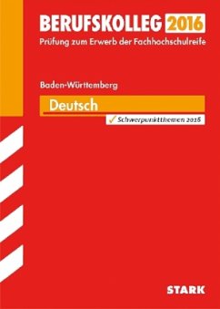 Cover Berufskolleg 2016 - Deutsch, Baden-Württemberg