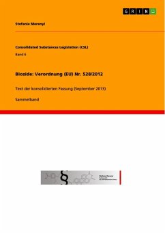 Biozide: Verordnung (EU) Nr. 528/2012 (eBook, ePUB)