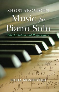 Cover Shostakovich's Music for Piano Solo (eBook, ePUB)