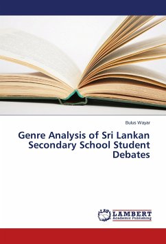Genre Analysis of Sri Lankan Secondary School Student Debates