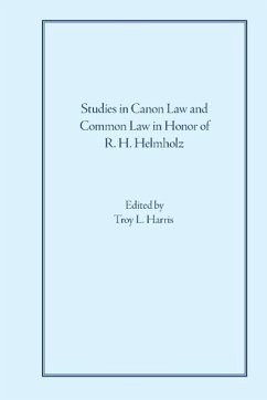 Studies in Canon Law and Common Law in Honor of R. H. Helmholz