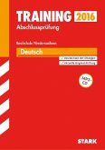 Training Abschlussprüfung 2016 - Deutsch, Realschule Niedersachsen, m. MP3-CD
