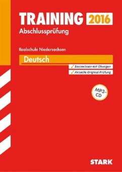 Training Abschlussprüfung 2016 - Deutsch, Realschule Niedersachsen, m. MP3-CD