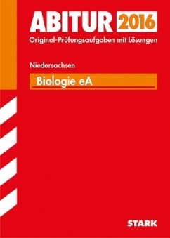 Cover Abitur 2016 - Biologie eA, Niedersachsen