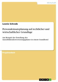 Personaleinsatzplanung auf rechtlicher und wirtschaftlicher Grundlage (eBook, PDF) - Schrode, Leonie