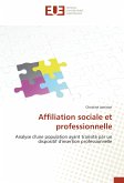 Affiliation sociale et professionnelle