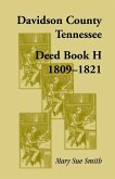 Davidson County, Tennessee Deed Book H 1809-1821