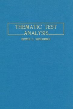 Thematic Test Analysis - Shneidman, E S