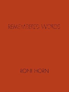 Remembered Words - Horn, Roni