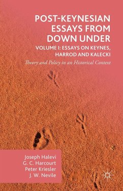 Post-Keynesian Essays from Down Under Volume I: Essays on Keynes, Harrod and Kalecki - Harcourt, G.;Kriesler, Peter;Halevi, Joseph