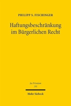 Cover Haftungsbeschränkung im Bürgerlichen Recht