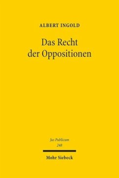 Das Recht der Oppositionen - Ingold, Albert