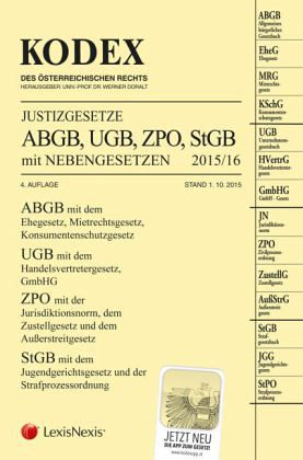 Kodex Justizgesetze 2015 (f. Österreich) Kodex Justizgesetze 2015 (f. Österreich)