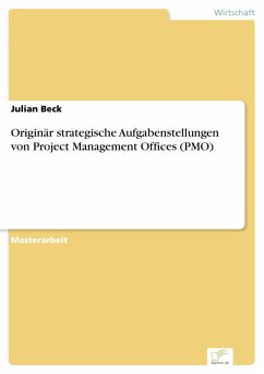 Cover Originär strategische Aufgabenstellungen von Project Management Offices (PMO) (eBook, PDF)