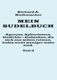 Mein Sudelbuch, Teil 3 (eBook, ePUB) - Huthmacher, Richard A.