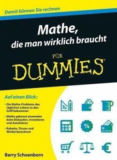 Mathe, die man wirklich braucht für Dummies (eBook, ePUB) - Schoenborn, Barry