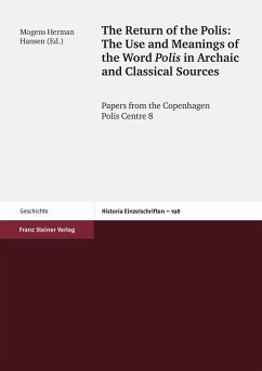 Cover The Return of the Polis: The Use and Meanings of the Word Polis in Archaic and Classical Sources (eBook, PDF)