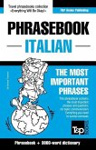 English-Italian phrasebook and 3000-word topical vocabulary