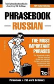 English-Russian phrasebook and 250-word mini dictionary