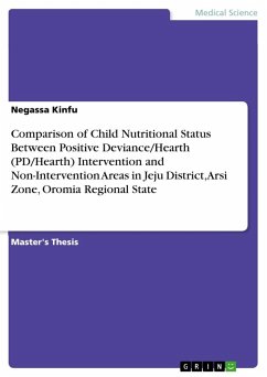 Comparison of Child Nutritional Status Between Positive Deviance/Hearth (PD/Hearth) Intervention and Non-Intervention Areas in Jeju District, Arsi Zone, Oromia Regional State