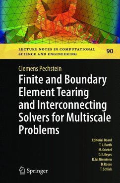 Finite and Boundary Element Tearing and Interconnecting Solvers for Multiscale Problems