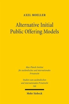 Alternative Initial Public Offering Models - Moeller, Axel