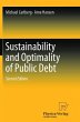 Sustainability and Optimality of Public... - Bild 1