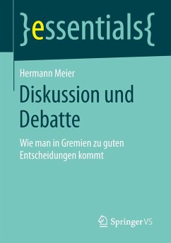 Diskussion und Debatte - Meier, Hermann