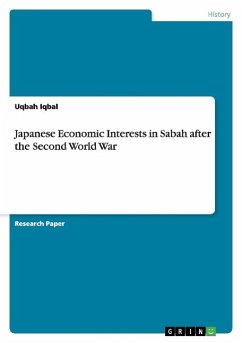 Japanese Economic Interests in Sabah after the Second World War