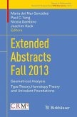 Extended Abstracts Fall 2013