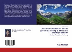 Consumer awareness about green marketing & effect on buying behavior