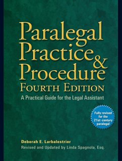 Cover Paralegal Practice & Procedure Fourth Edition (eBook, ePUB)