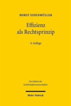 Effizienz als Rechtsprinzip - Eidenmüller, Horst