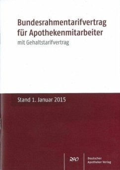 Cover Bundesrahmentarifvertrag für Apothekenmitarbeiter