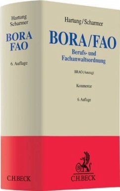 BORA / FAO, Berufs- und Fachanwaltsordnung, Kommentar