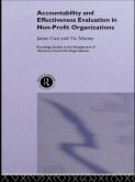 Accountability and Effectiveness Evaluation in Nonprofit Organizations (eBook, PDF)