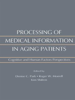 Cover Processing of Medical information in Aging Patients (eBook, PDF)