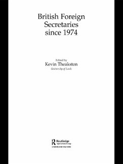 Cover British Foreign Secretaries Since 1974 (eBook, PDF)