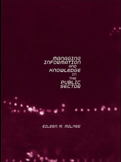 Cover Managing Information and Knowledge in the Public Sector (eBook, PDF)
