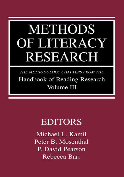 Methods of Literacy Research (eBook, PDF) Methods of Literacy Research (eBook, PDF)
