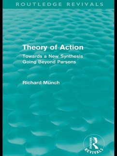 Theory of Action (Routledge Revivals) (eBook, ePUB) - Münch, Richard