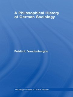 Cover A Philosophical History of German Sociology (eBook, PDF)