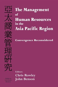 Cover The Management of Human Resources in the Asia Pacific Region (eBook, PDF)