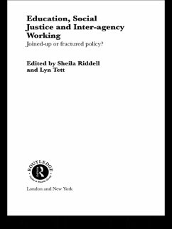 Cover Education, Social Justice and Inter-Agency Working (eBook, PDF)