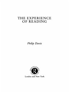 Experience Of Reading (eBook, PDF) - Davis, Philip