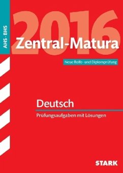 Cover Zentral-Matura 2016 Österreich - Deutsch