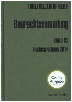 Cover Rechtsprechung 2014 / Baurechtssammlung Bd.82