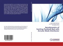 Aerodynamics of Swirling Fluidized Bed with Annular Blade Distributor