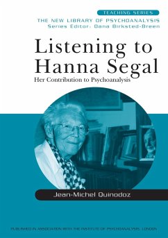 Cover Listening to Hanna Segal (eBook, PDF)