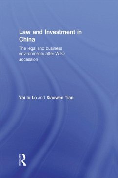 Law and Investment in China (eBook, PDF) - Lo, Vai Io; Tian, Xiaowen